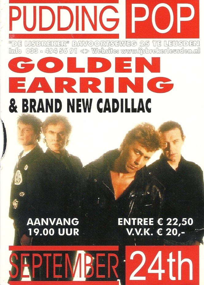 Golden earring website